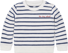 Load image into Gallery viewer, Striped Sweatshirt w/ Monogram