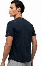Load image into Gallery viewer, Men’s Navy Crew Neck w/ Logo
