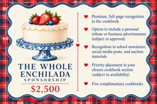 Load image into Gallery viewer, 75th Anniversary Cookbook Sponsorship
